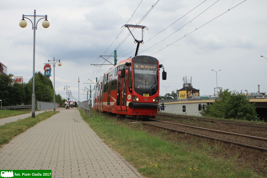 [Tramwaje Śląskie] #857 "SKARBEK"