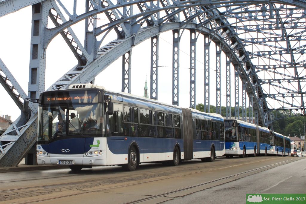 90-lecie komunikacji autobusowej w Krakowie - Wielka Parada MPK #27 - Solaris Urbino 18 III - [MPK KrakÃ³w] #BR746