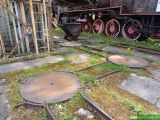 Ręczny naładowny wózek węglowy - Skansen Taboru Kolejowego w Chabówce Ręczny naładowny wózek węglowy - Skansen Taboru Kolejowego w Chabówce
